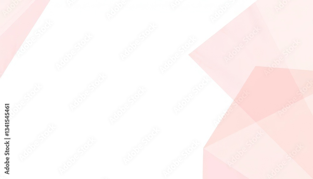 Aufkleber clean white background featuring overlapping soft pastel geometric shapes, creating a minimalist des