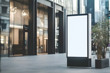 Blank Advertising Mockup Stand Board for Promotions