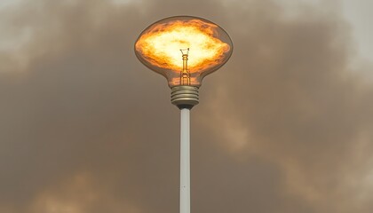 Burning Idea: Smoky Sky Lamp.