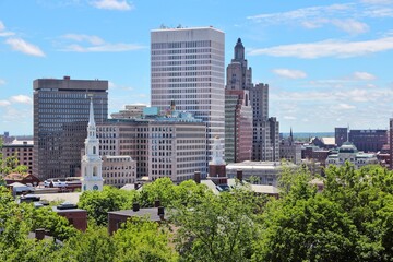 Fototapeta premium Providence RI city view