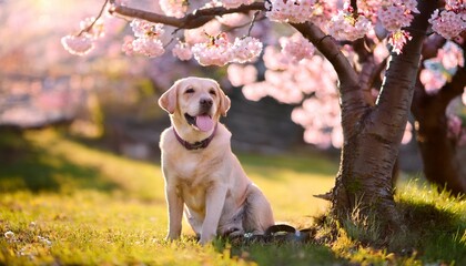 桜とﾗﾌﾞﾗﾄﾞｰﾙﾚﾄﾘﾊﾞｰ