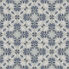 Trendy bright color seamless pattern in gray blue for decoration, paper, tiles, textiles, carpet, pillows. Home decor, interior design, cloth design.