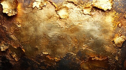 Gold leaf textured surface