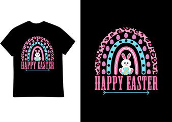 Easter sunday t shirt design templete
