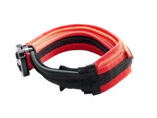 Innovative Rescue Tool Featuring a Bright Red and Black Color Scheme Ideal for Emergency Situations and Safety Equipment Utilization