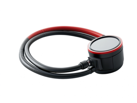 High-Quality Digital Stethoscope on Isolated Background for Medical Professionals and Healthcare Equipment Display