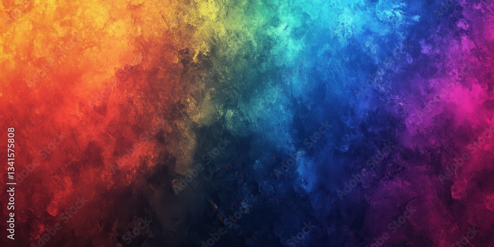 Poster rainbow hues: an abstract display of swirling colors creates a vivid tapestry. capturing the essence