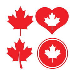 Canada Maple Leaf Vector Illustration