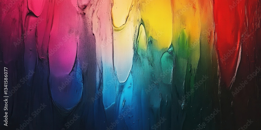 Poster colorful abstract art: a vibrant splash of colors blends to create an aesthetic expression. perfect 