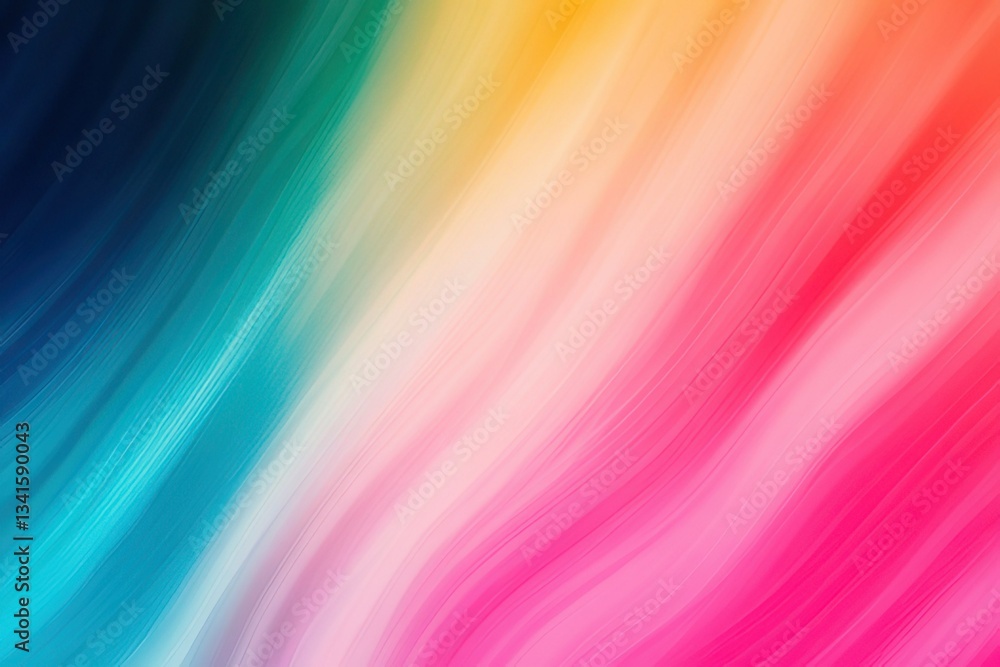Poster vibrant abstract background with flowing waves of colorful gradients and smooth textures