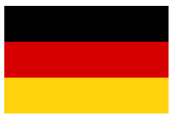 Germany flag illustration isolated on white background