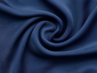 Swirled blue fabric closeup for textures and design