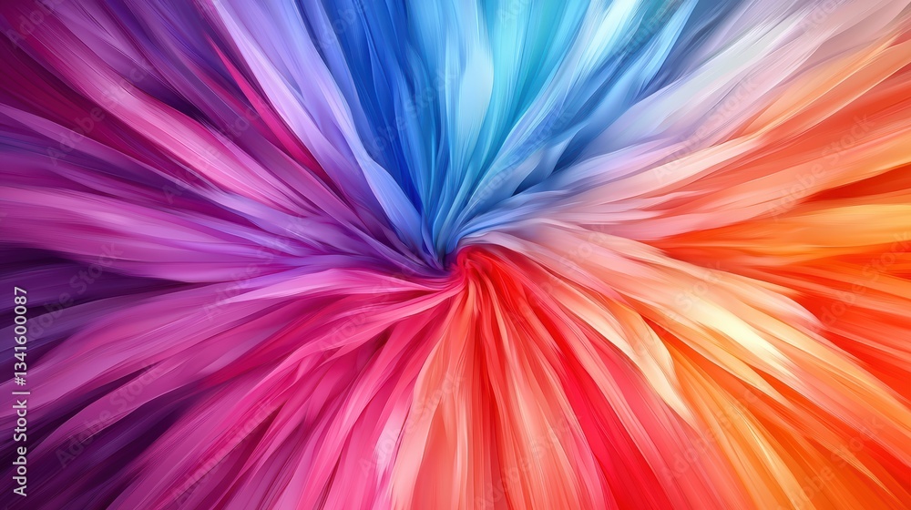 Poster vibrant abstract swirl of colors creates a dynamic and lively visual impact for artistic projects an
