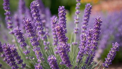 Obraz premium Intricate lavender flowers showcase nature's delicate beauty and peace.