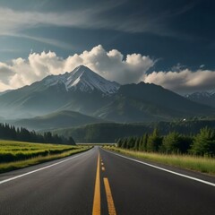 road to the mountains