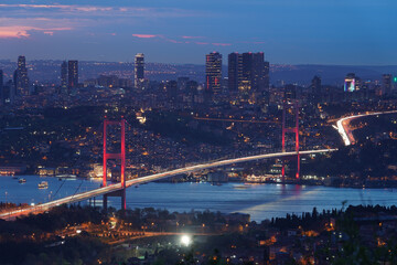 Bosphorus Bridge in Istanbul, Turkiye