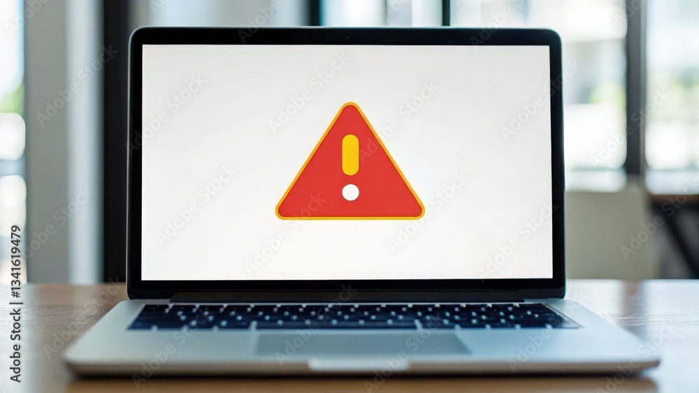 Poster a warning alert for phishing emails displayed on a digital interface.