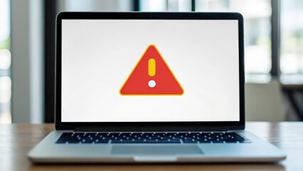 A warning alert for phishing emails displayed on a digital interface.