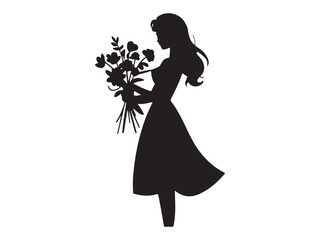 silhouette of pregnant woman