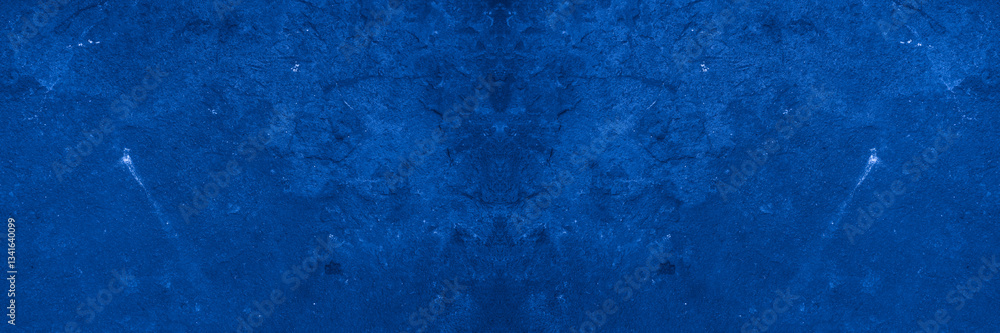 Poster old wall pattern texture cement blue dark abstract blue color design are light with black gradient b