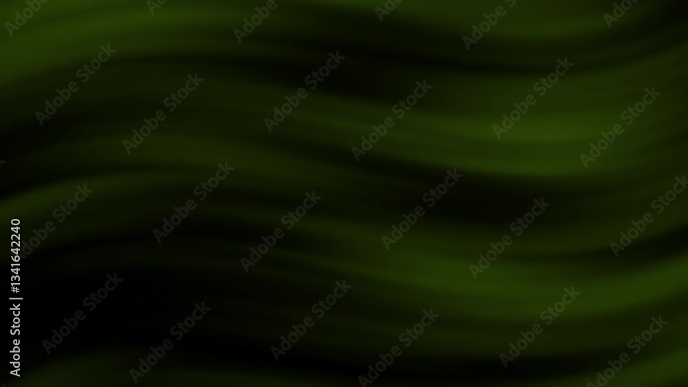 Aufkleber a flowing abstract green background with soft curves creates a soothing visual effect, evoking a sen