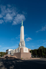 Obraz premium The Freedom Monument - Riga, Latvia