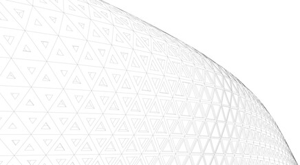 Parametric Architectural Structures &ndash; Futuristic Geometric Facades in Perspective