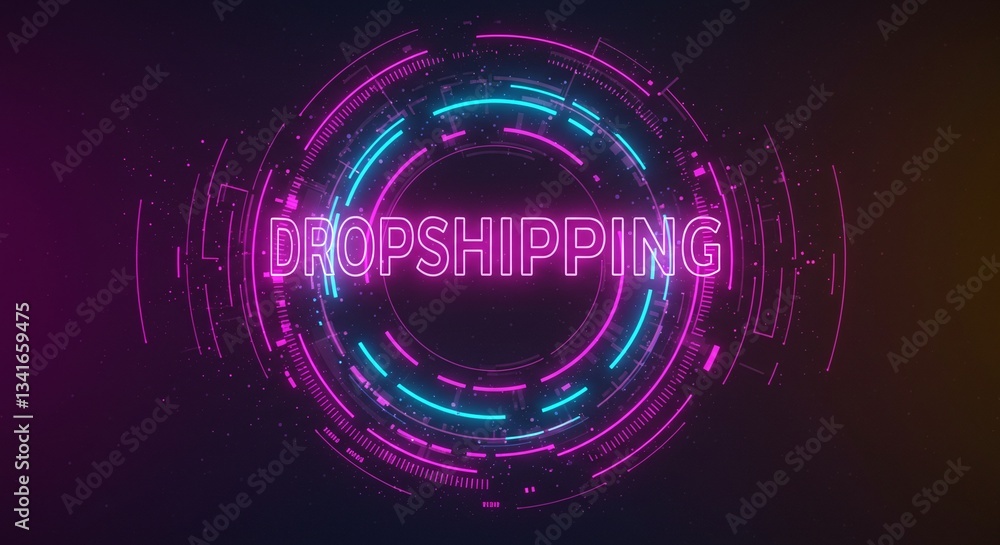 Poster dropshipping: the word 