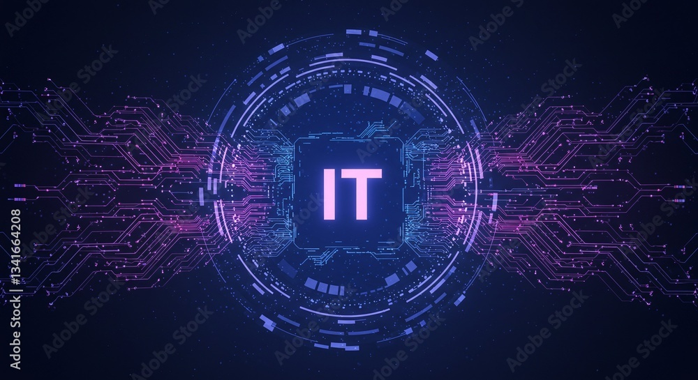 Poster digital innovation: capturing the cutting edge of technology, a vibrant digital interface showcases 