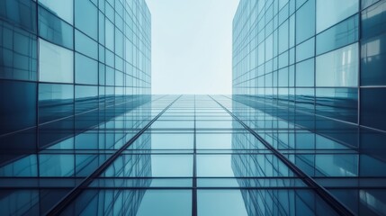 Building minimalist business abstract digital space concept art modern environment aerial view gigapixel visualization