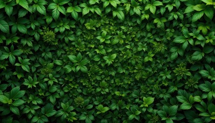 Obraz premium Lush green foliage forest nature photography outdoor aerial view vibrant growth