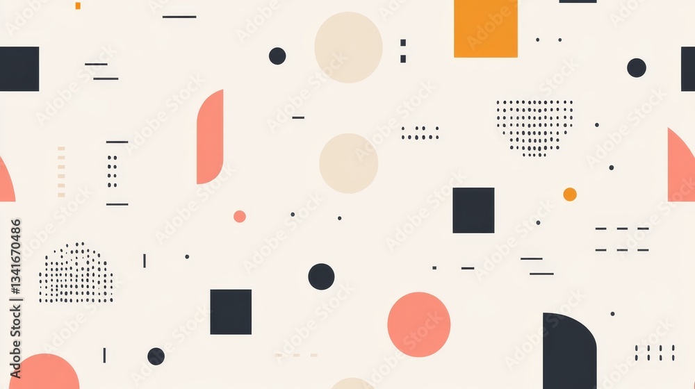 Poster creating a minimalist seamless pattern design studio graphic art digital environment aesthetic viewp