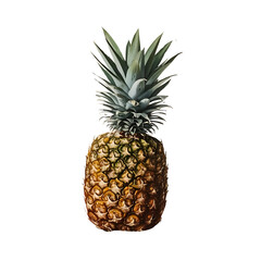 Fototapeta premium pineapple on white background