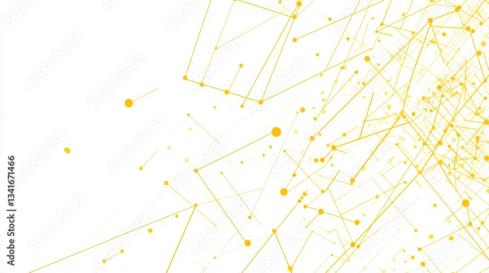 Poster create minimalist yellow geometric tech patterns for modern spaces online digital art clean environm