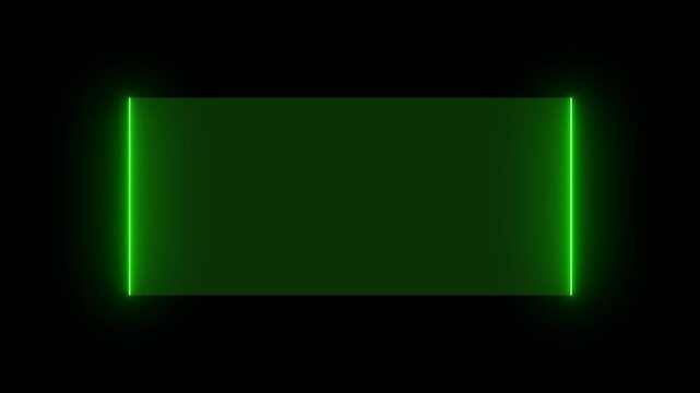 HUD GUI futuristic element Sci-fi concept with green color on black background.