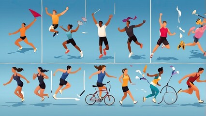 "Icons of Sports Disciplines"