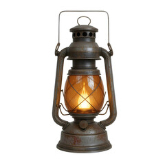 Vintage Oil Lantern with Warm Glow for Home Décor, Camping, and Outdoor Use.
