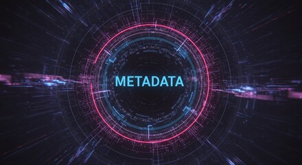 Obraz premium Digital Data Visualization: 