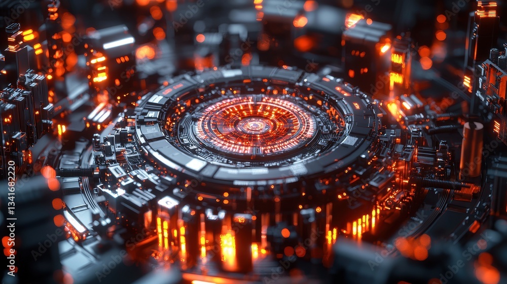 Poster spintronics exploration advancing faster electronics with quantum efficiency, pushing semiconductor 