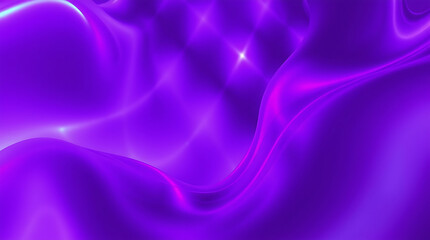 A vibrant holographic background with smooth gradient waves and an iridescent sheen. The reflective surface shifts between pastel blues, purples, and pinks, Created with generative AI
