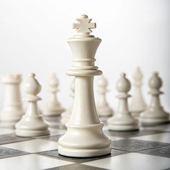 chess pieces on a chessboard