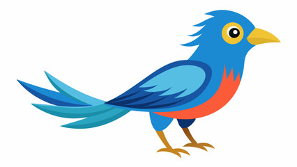 Bird on a White Background