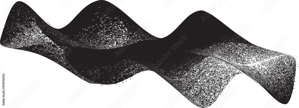 Poster sprayed black spiral line .graffiti art design . noise dispersion grungy wavy logo . spray effect .g