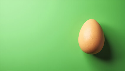 Colorful Eggs and Spring Flowers on a Lush Green Backdrop