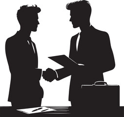business people shaking hands