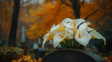 Autumnal memorial tribute
