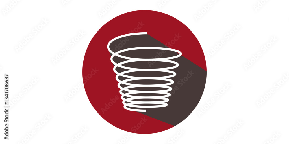 Poster springs icons . silhouette of spring linear design. line with editable stroke .