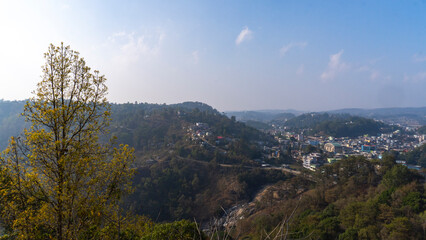 Top shot of Nongstoin City in Meghalaya Northeast India 4