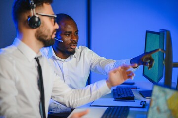 Dispatching support centers for freight transportation. Logistics and navigation of cargo delivery