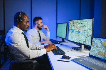 Dispatching support centers for freight transportation. Logistics and navigation of cargo delivery